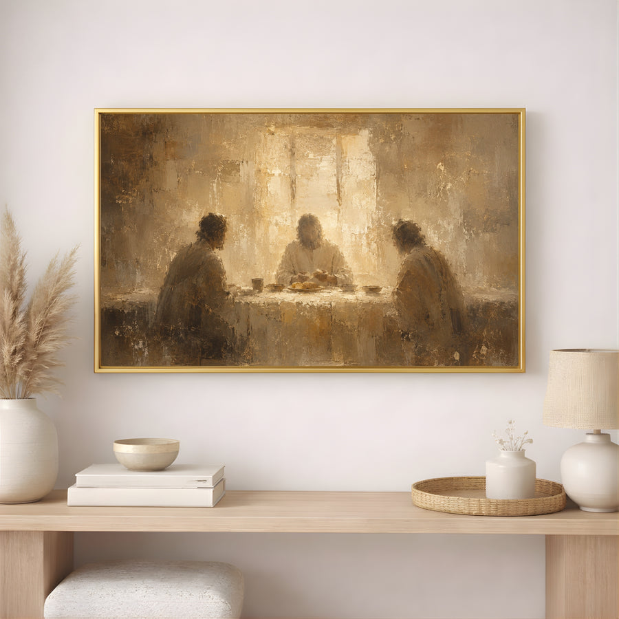Breaking Bread at Emmaus | Christian Wall Art
