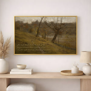 Path of Joy | Psalm 16:11 Christian Landscape Wall Art Canvas Print