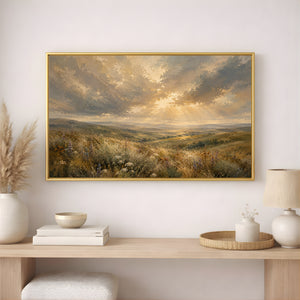 Golden Meadows | Landscape Wall Art