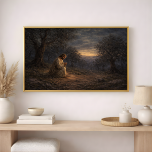 The Peaceful Garden | Jesus In Gethsemane Canvas