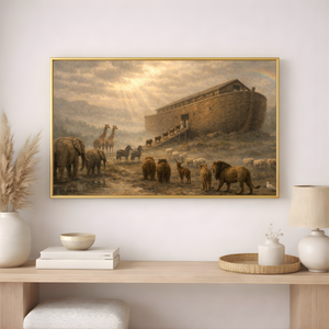 Noah's Ark | Biblical Story Canvas Wall Art