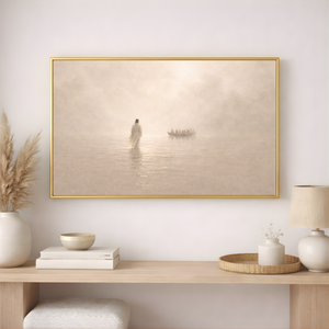 Towards His People | Jesus Walking On Water Canvas