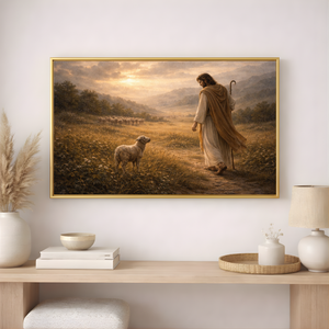 The Shepherd's Call | Good Shepherd Canvas Wall Art