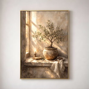 The Olive Tree | Devotional Still Life Canvas Wall Art