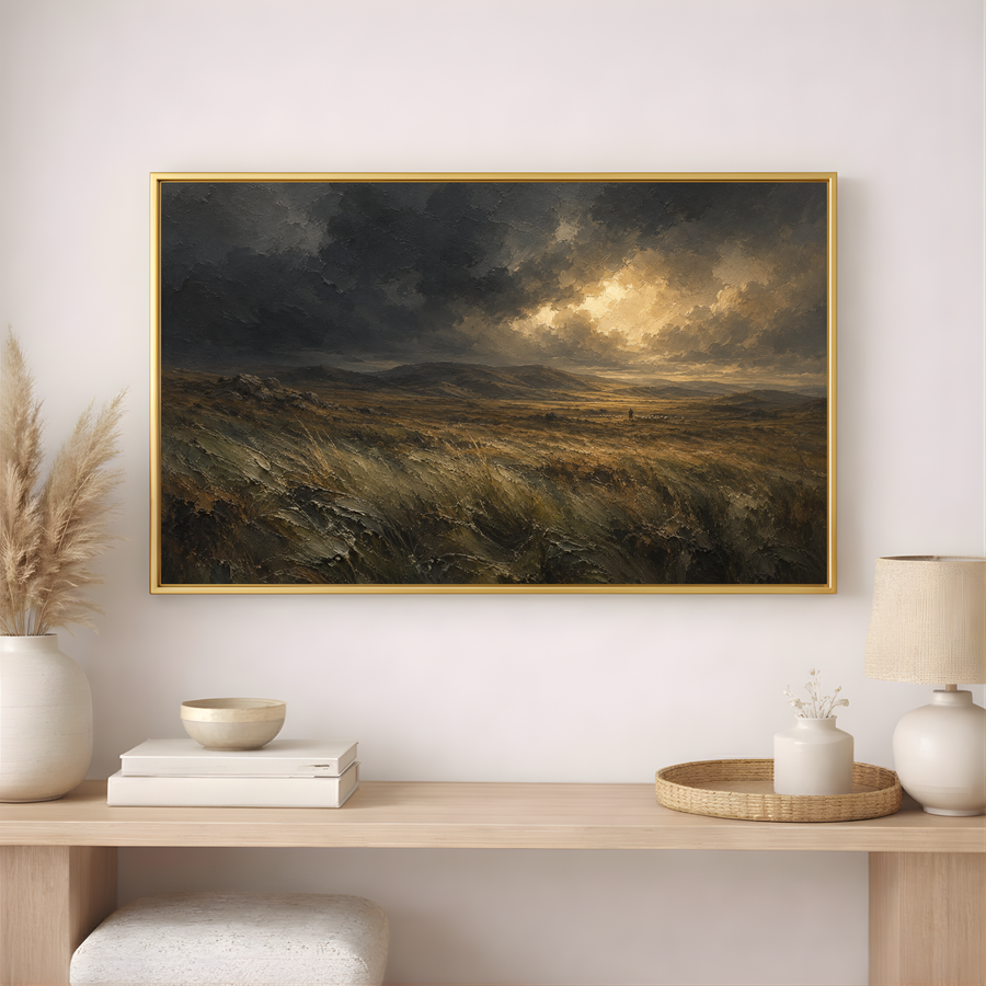 The Shepherd's Light | Moody Christian Wall Art