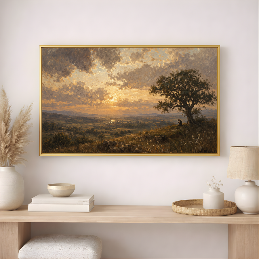Be Still and Know | Christian Landscape Wall Art
