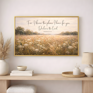 The Plans I Have For You | Jeremiah 29:11 Canvas Wall Art