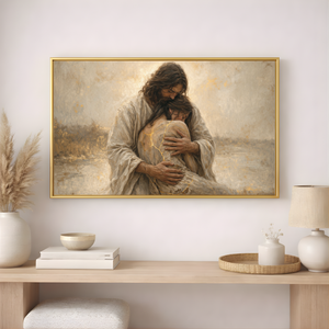 Holding The Broken | Jesus Canvas Wall Art