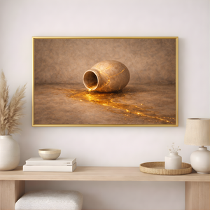 The Alabaster Jar | Kintsugi Christian Canvas Wall Art