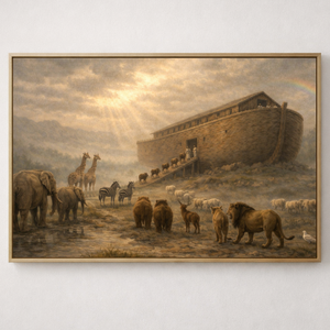 Noah's Ark | Biblical Story Canvas Wall Art