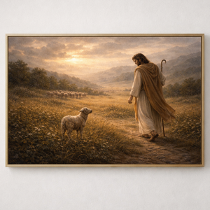 The Shepherd's Call | Good Shepherd Canvas Wall Art