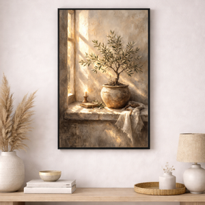 The Olive Tree | Devotional Still Life Canvas Wall Art