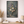 Vintage Blue Floral Painting | Moody Impressionist Canvas