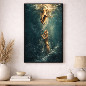 Rescued From The Deep | Christian Canvas Wall Art