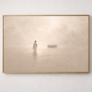 Towards His People | Jesus Walking On Water Canvas