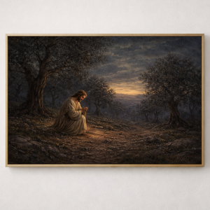 The Peaceful Garden | Jesus In Gethsemane Canvas