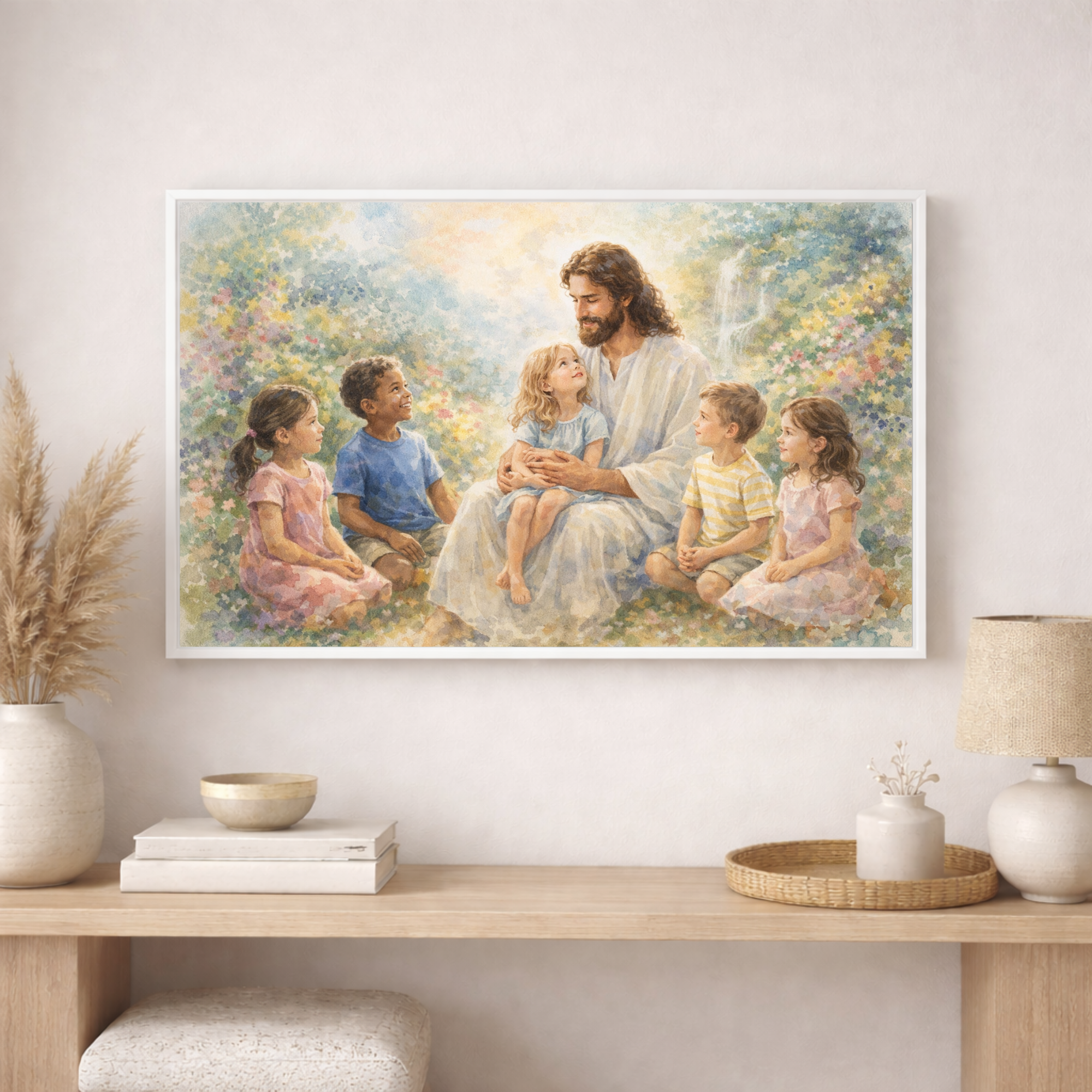 "Jesus Blessing Children"