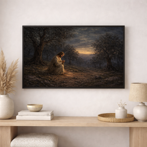 The Peaceful Garden | Jesus In Gethsemane Canvas
