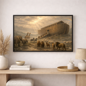 Noah's Ark | Biblical Story Canvas Wall Art