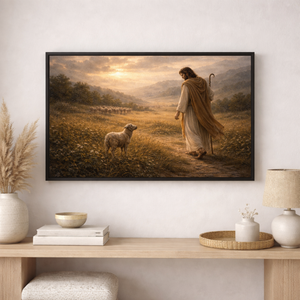 The Shepherd's Call | Good Shepherd Canvas Wall Art