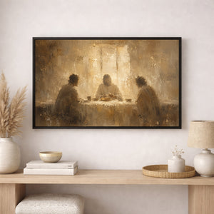 Breaking Bread at Emmaus | Christian Wall Art
