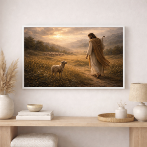 The Shepherd's Call | Good Shepherd Canvas Wall Art