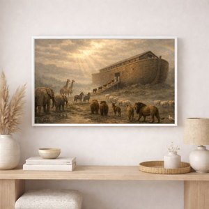 Noah's Ark | Biblical Story Canvas Wall Art