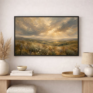 Golden Meadows | Landscape Wall Art