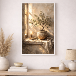 The Olive Tree | Devotional Still Life Canvas Wall Art