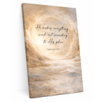 Wooden plaque with marbled design and inspirational quote on a white background
