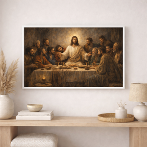 The Last Supper With Christ | Classical Canvas Wall Art