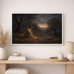 The Peaceful Garden | Jesus In Gethsemane Canvas