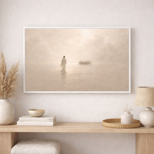 Towards His People | Jesus Walking On Water Canvas