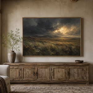 The Shepherd's Light | Moody Christian Wall Art