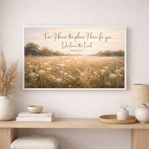 The Plans I Have For You | Jeremiah 29:11 Canvas Wall Art