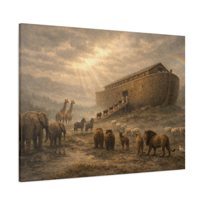 Noah's Ark | Biblical Story Canvas Wall Art