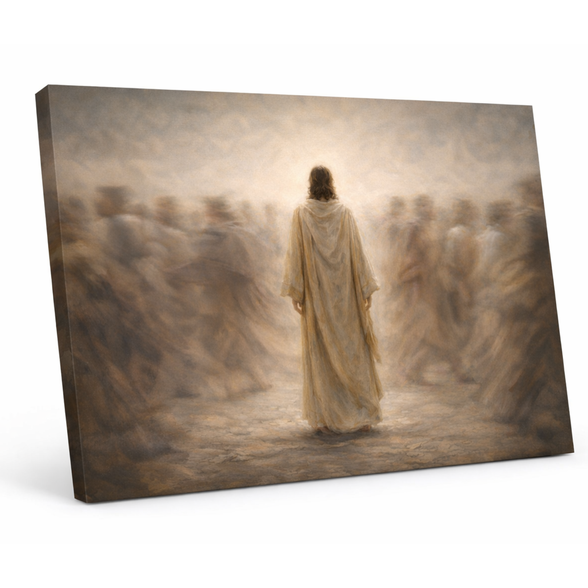 "Jesus Among the Crowd"