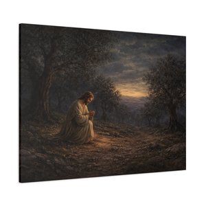 The Peaceful Garden | Jesus In Gethsemane Canvas