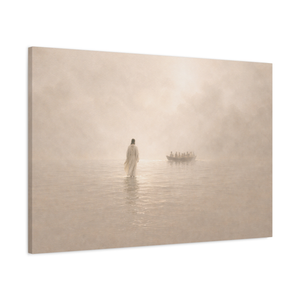 Towards His People | Jesus Walking On Water Canvas