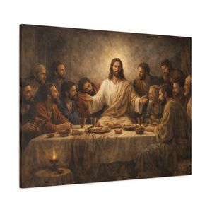 The Last Supper With Christ | Classical Canvas Wall Art