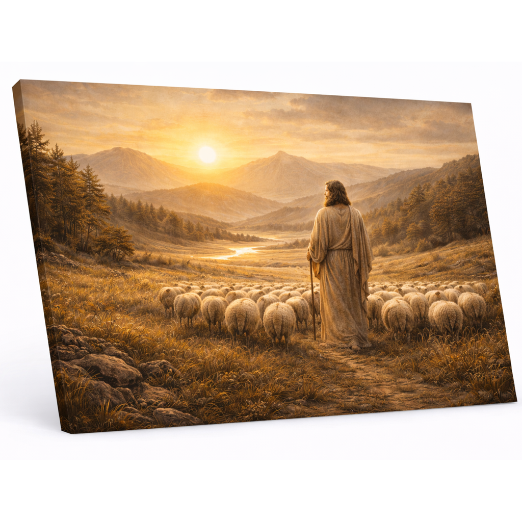 "The Good Shepherd at Sunrise"
