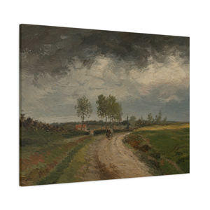 Stormy Country Road | Moody Countryside Landscape Wall Art