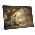 "Jesus in Prayer Under the Olive Tree"