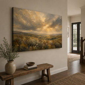 Golden Meadows | Landscape Wall Art