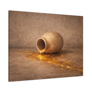 The Alabaster Jar | Kintsugi Christian Canvas Wall Art