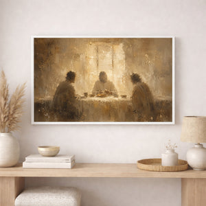 Breaking Bread at Emmaus | Christian Wall Art