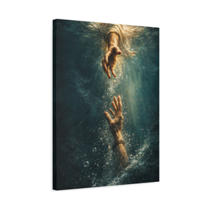 Rescued From The Deep | Christian Canvas Wall Art