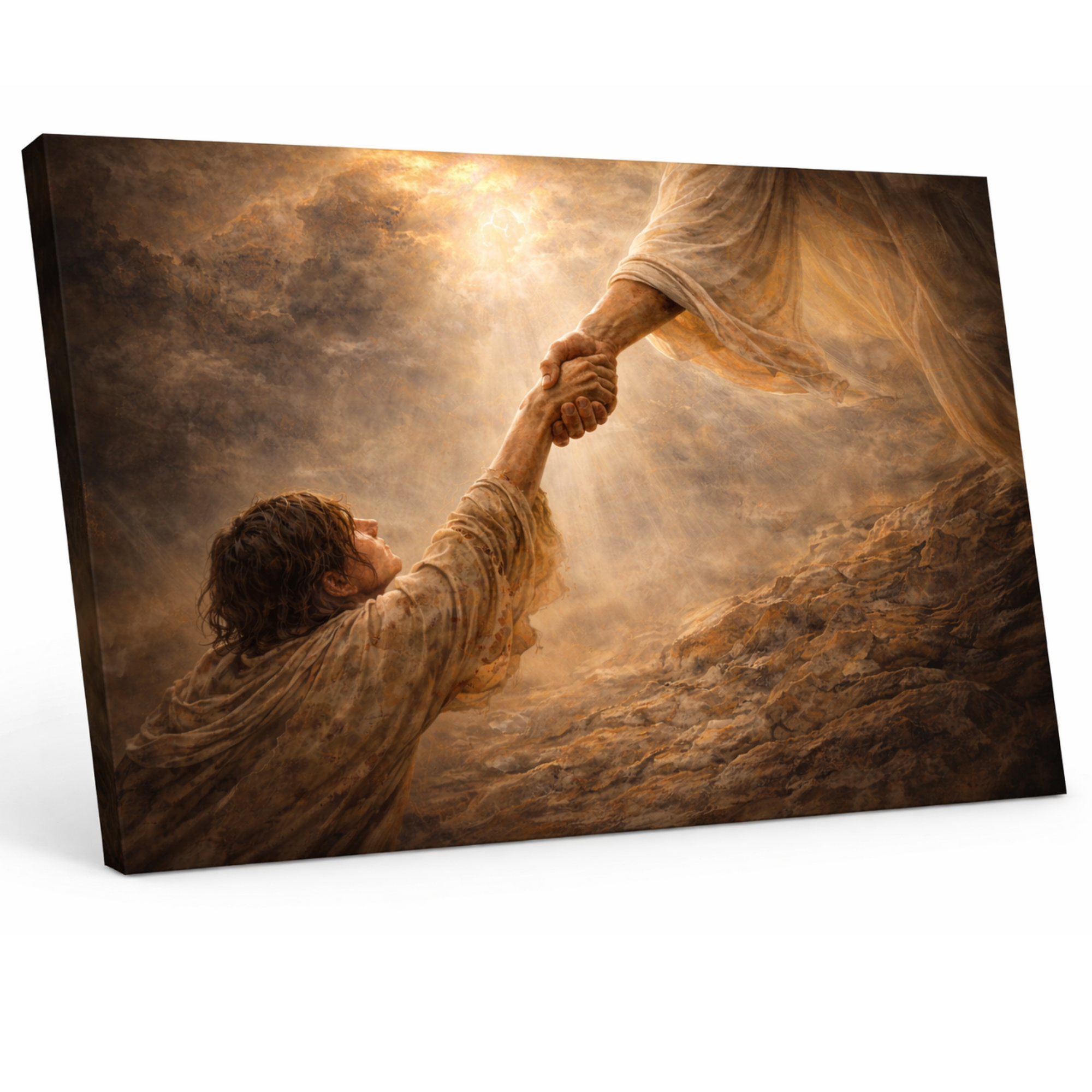 "Jesus Reaching Out"