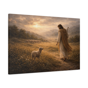 The Shepherd's Call | Good Shepherd Canvas Wall Art