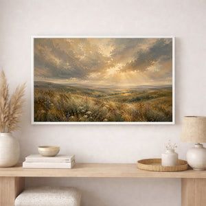 Golden Meadows | Landscape Wall Art